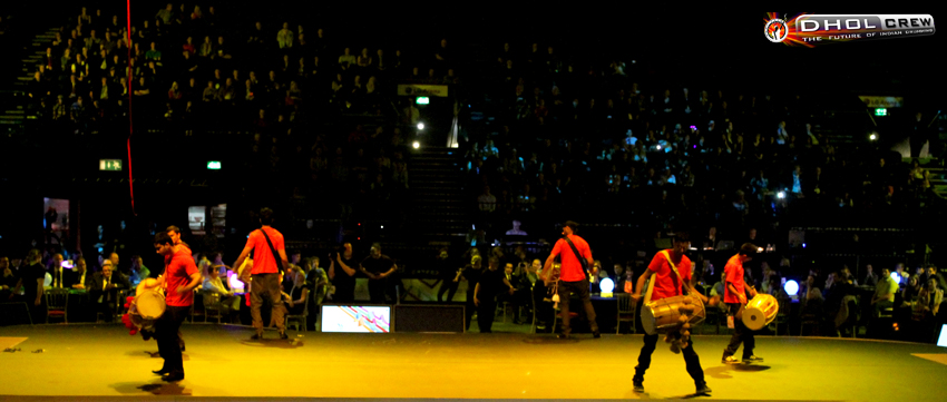 Dhol Crew at the LG arena